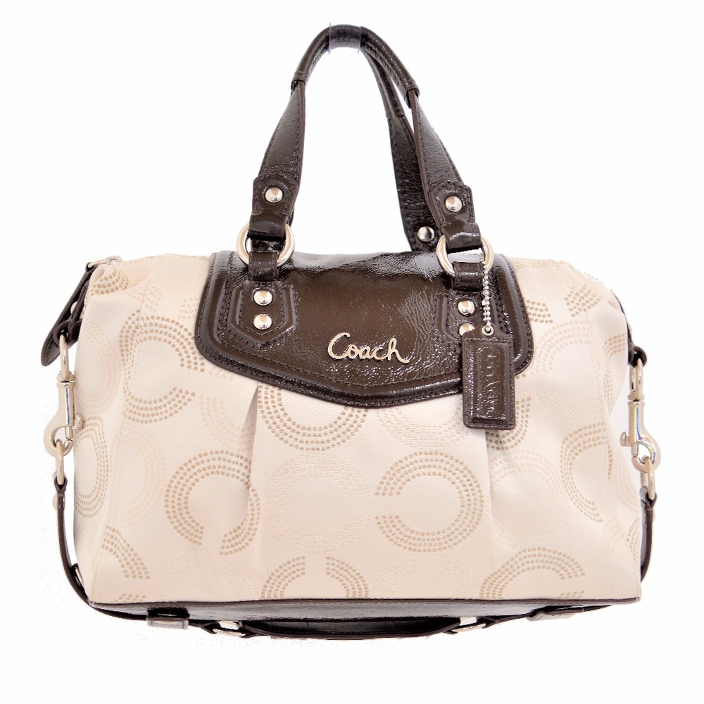 COACH ASHLEY DOTTED OP ART SATCHEL F20027 / 20027