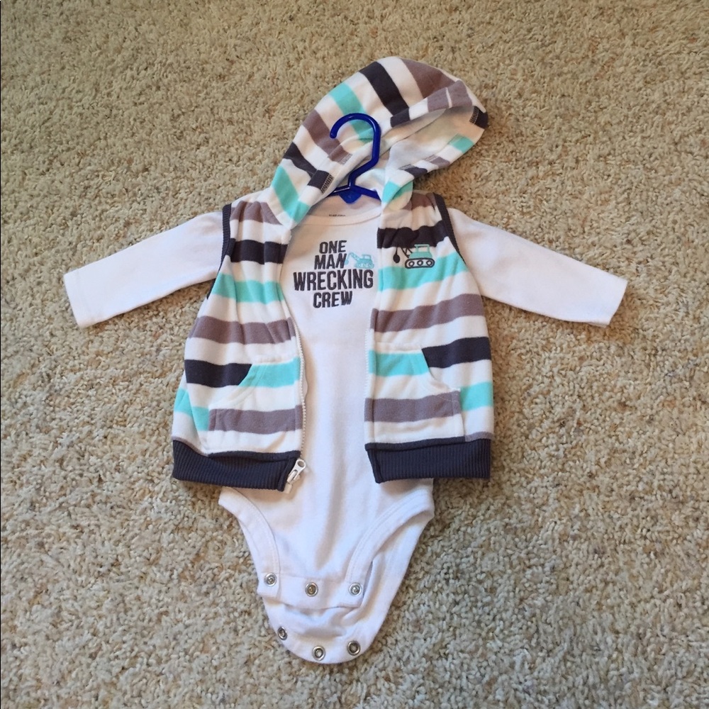 6 month boy top and vest lightly worn