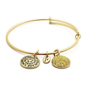 Chrysalis Citrine Crystal Expandable Bangle