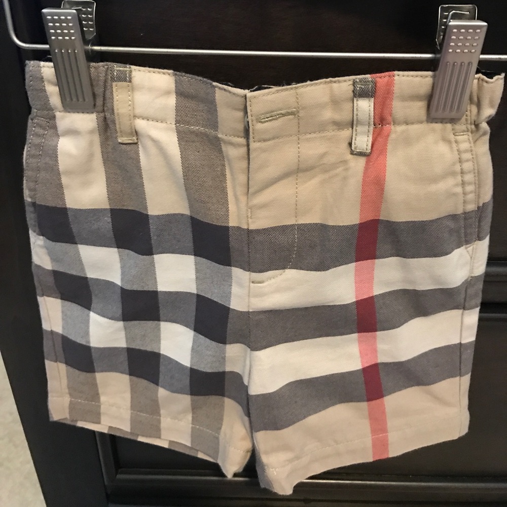 Authentic Burberry Check Print Shorts