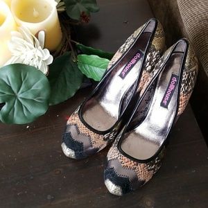 Dollhouse Animal Print Pumps