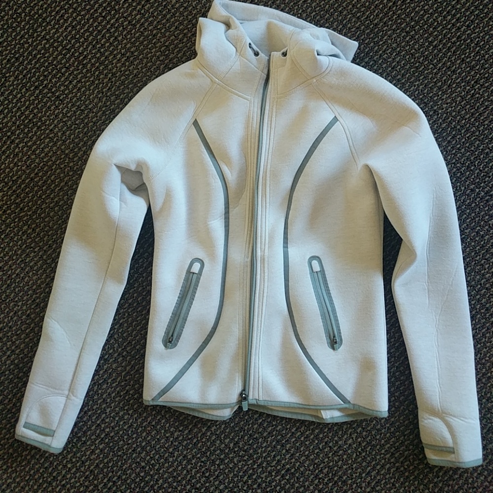 Athleta light grey jacket
