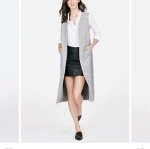 Maxi Faux Wool Longline Vest