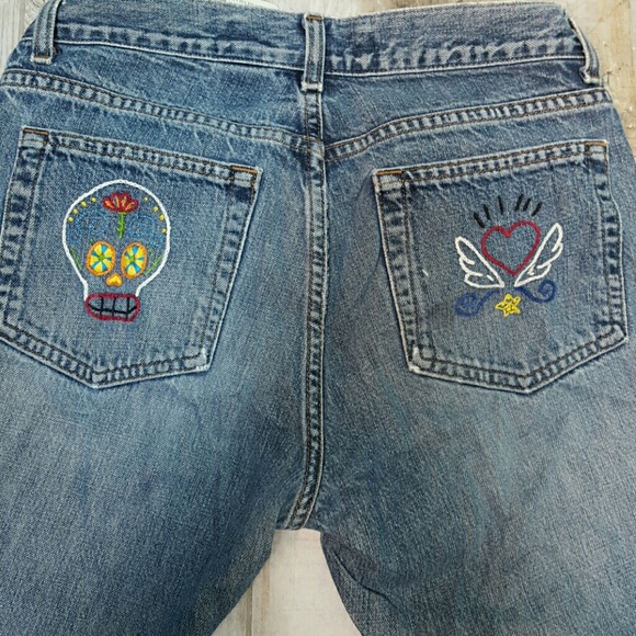 Vintage one of a kind embroidered GAP jeans - Picture 7 of 7