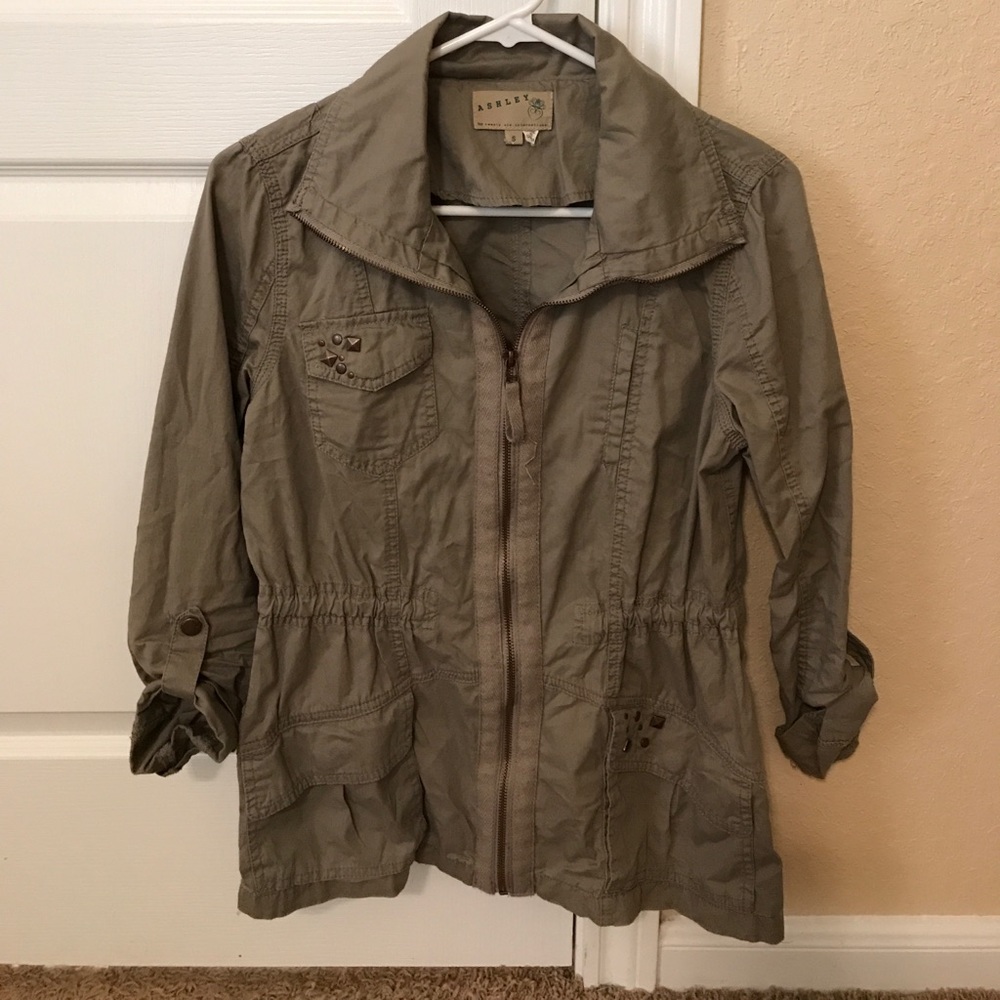 Khaki utility jacket