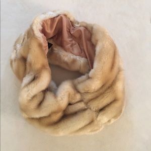 Brooks Brothers Faux Mink Scarf