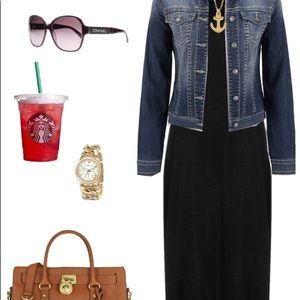 Soho Black Maxi dress