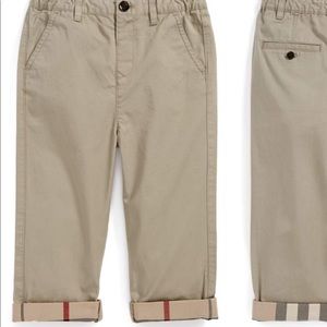 Authentic Burberry Toddler Boy Pants