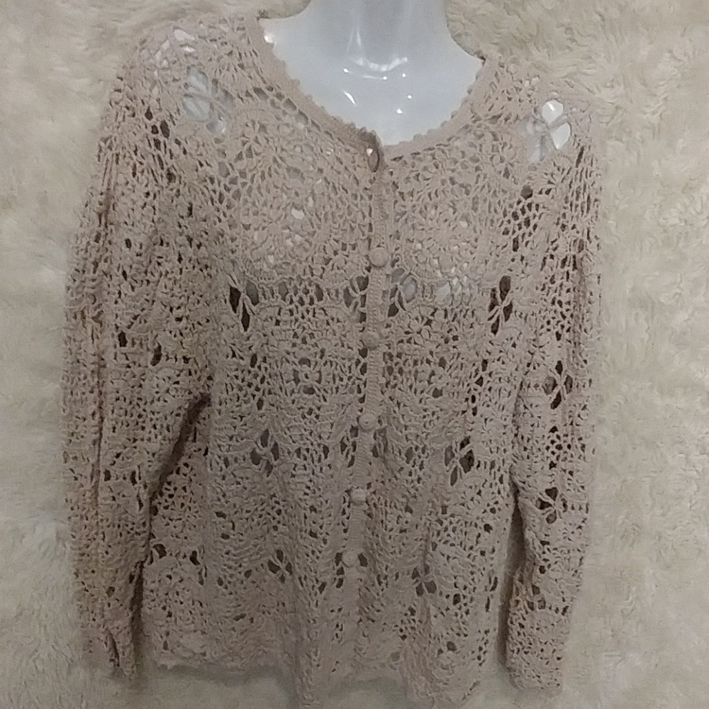 TIARA Crochet sweater (m)
