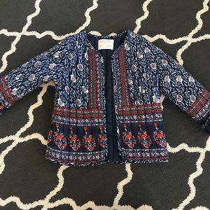 Zara girls padded jacket. 5T
