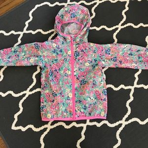 Joules waterproof raincoat with hood. 4T