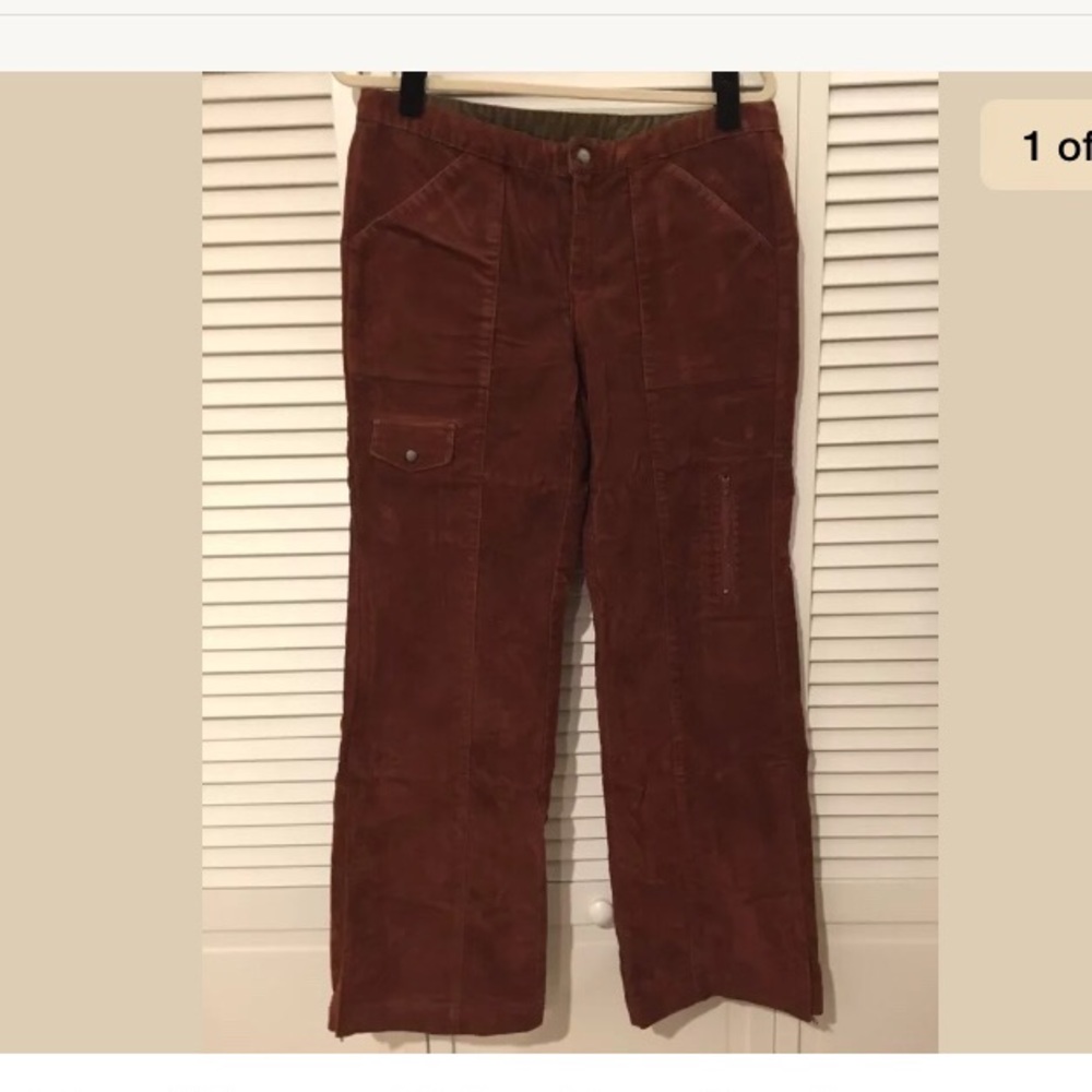 Athleta vintage ridge corduroy pant in henna