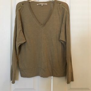 Rachel Roy Longsleeve Dark Tan Top