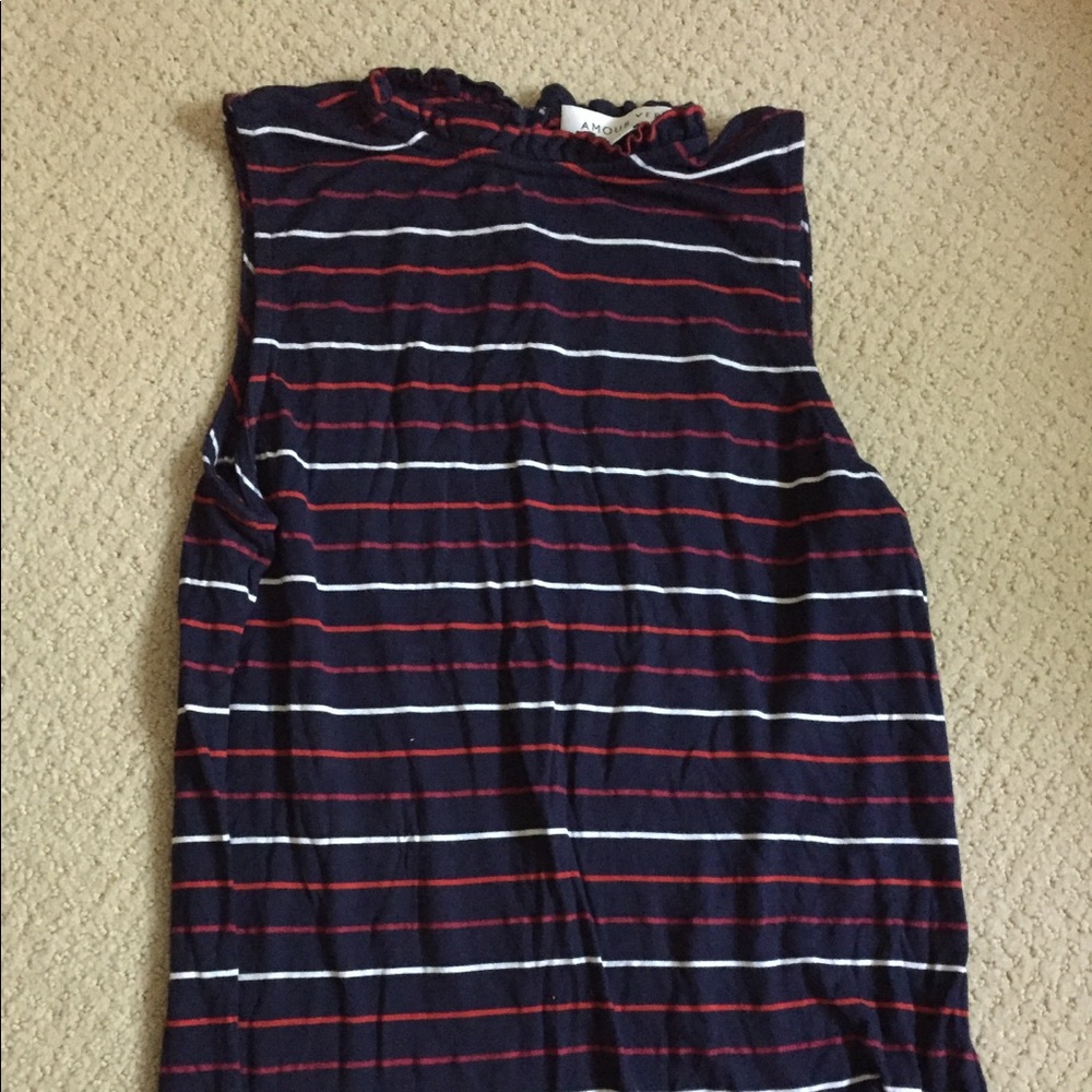 A striped tank top