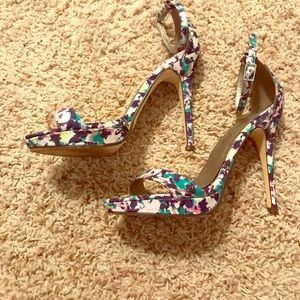 Floral heels