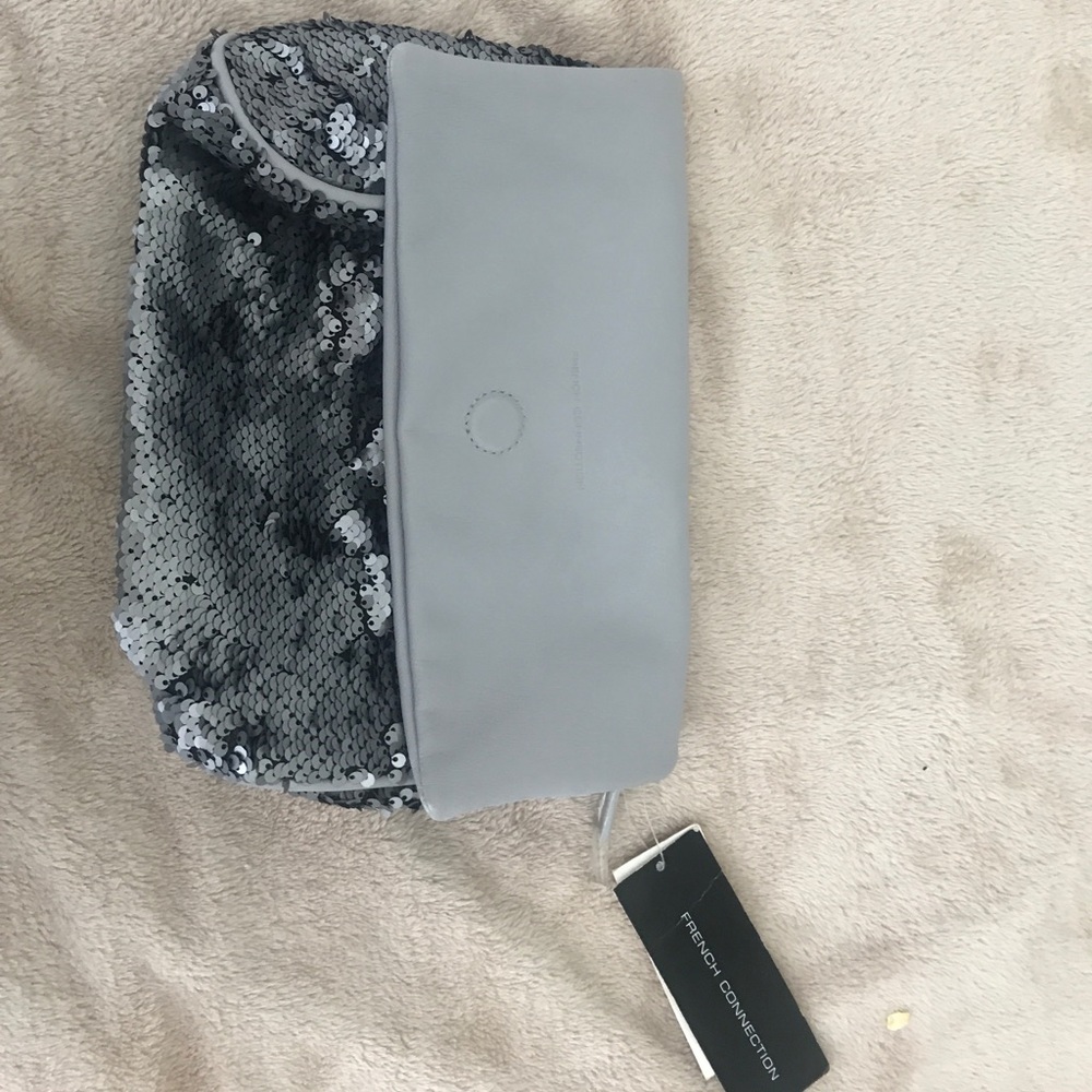 Brand new French Connection Grey clutch