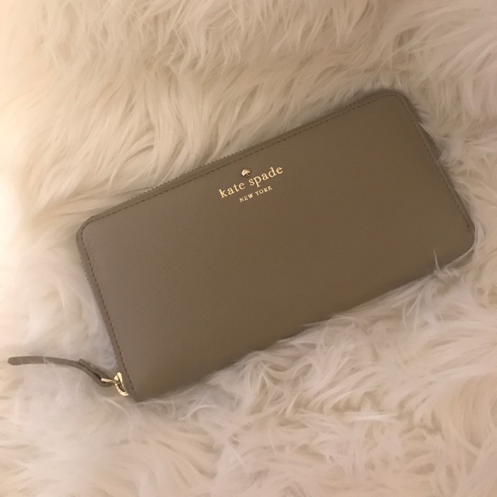 Kate Spade Taupe Wallet! BRAND NEW!