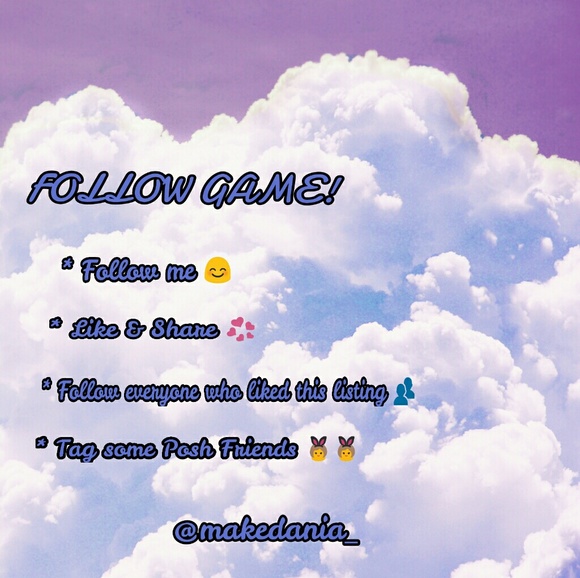 Other - ⭐MY FIRST FOLLOW GAME!!!⭐