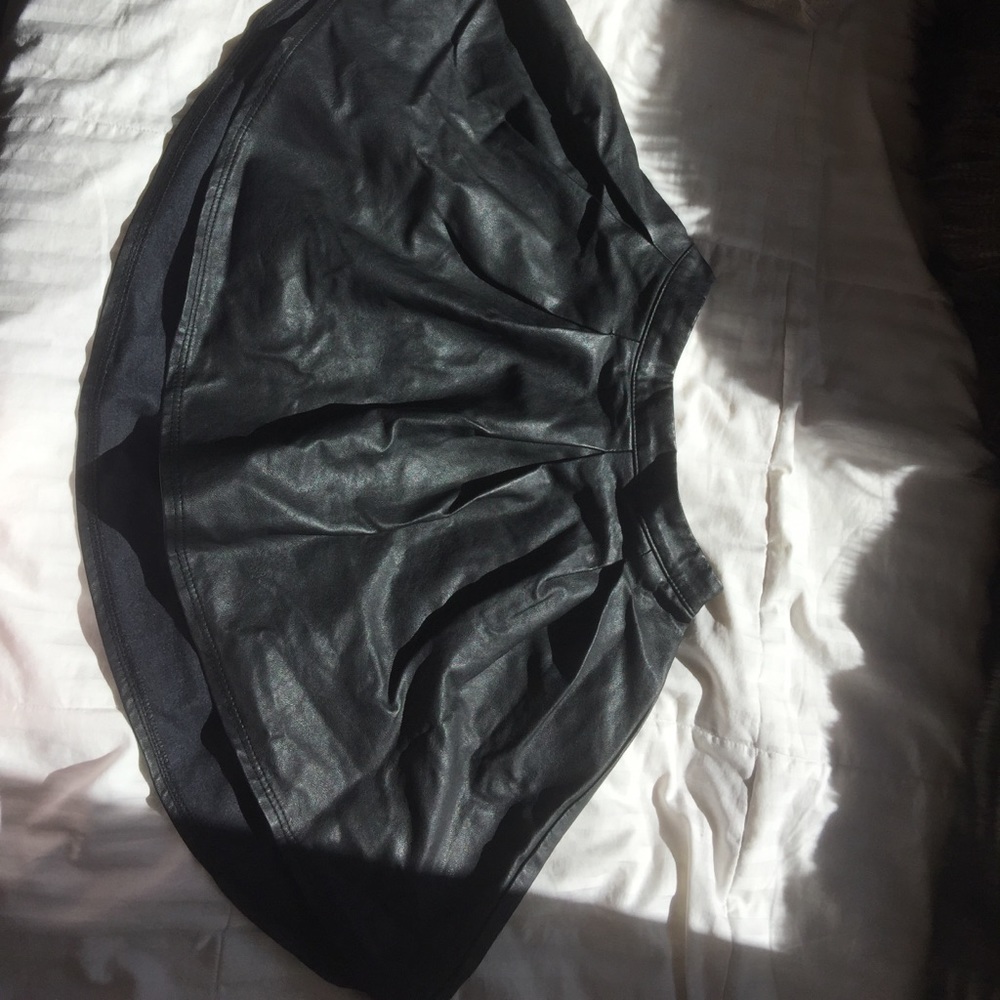 Abercrombie & Fitch Leatherette skirt