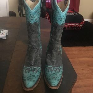 Laser cut out corral boots