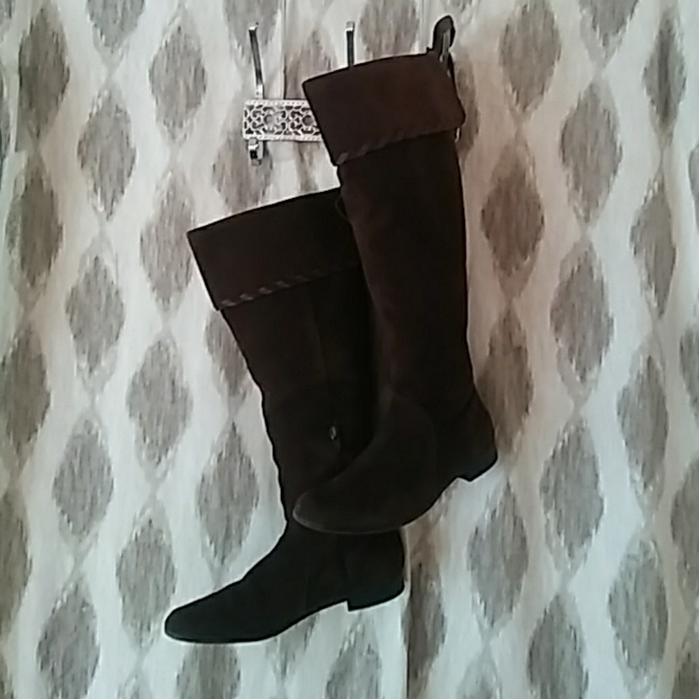 Brown Suede Boots