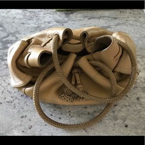 Well loved Cole Haan leather purse