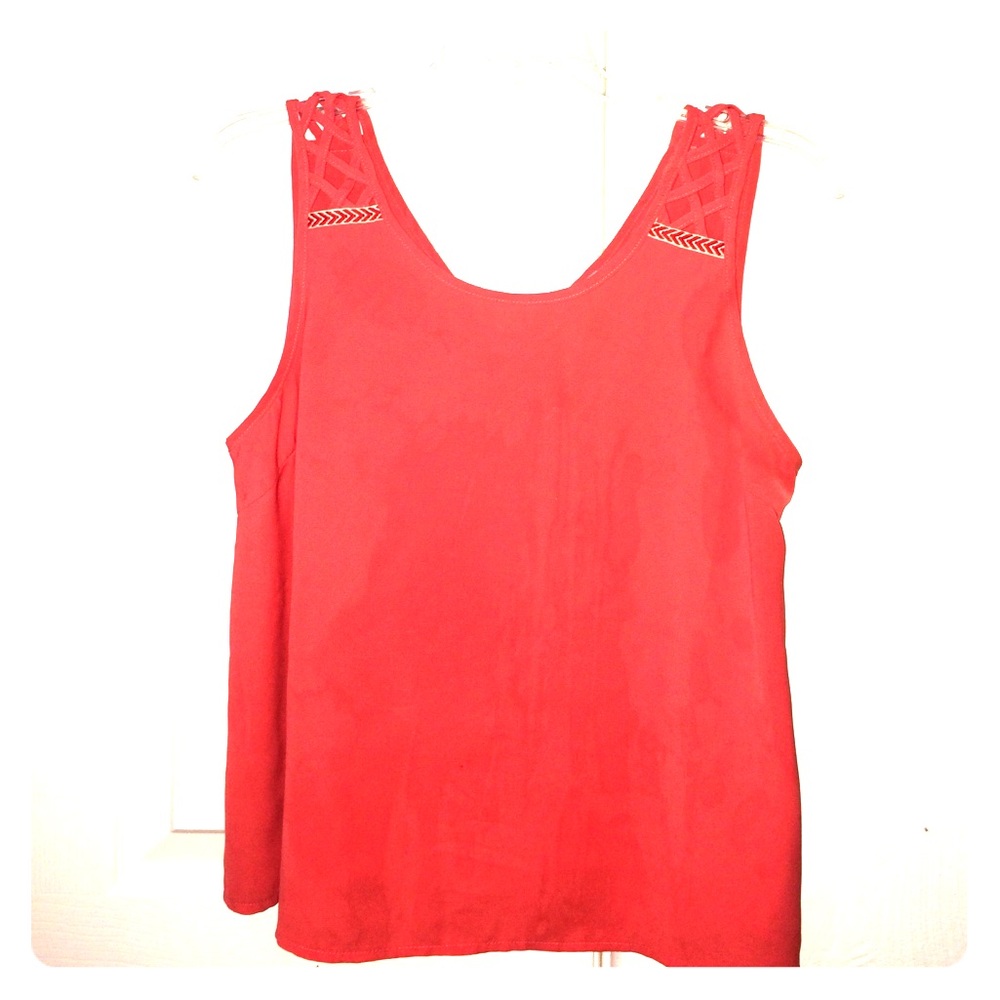 Peach blouse