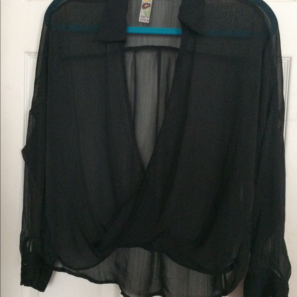 Sheer blouse