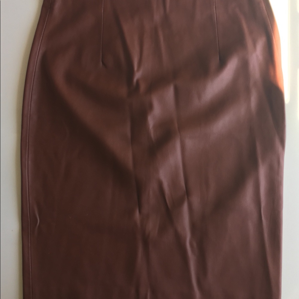 Zara Vegan Leather Pencil Skirt