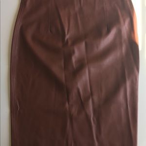 Zara Vegan Leather Pencil Skirt