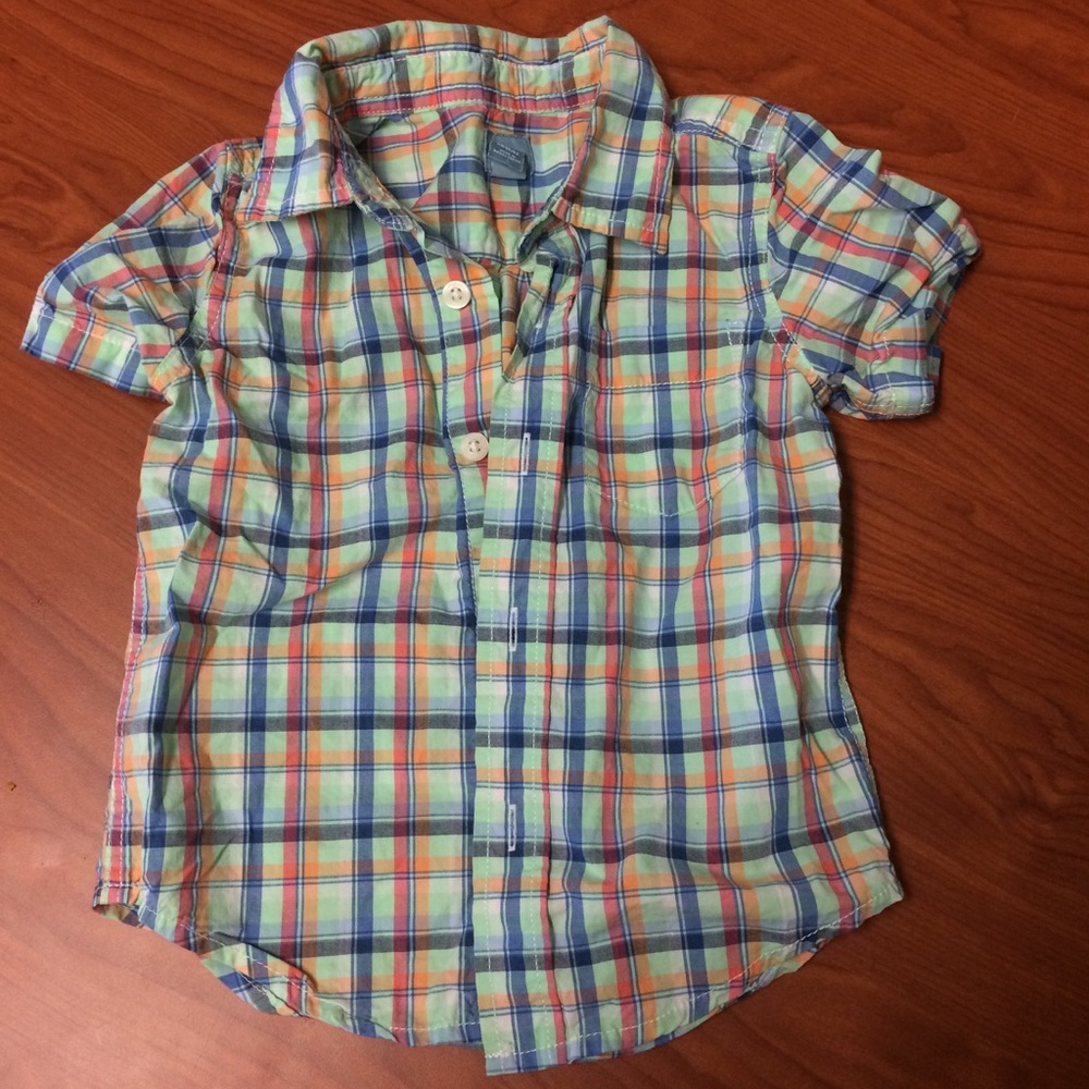 Baby Gap plaid shirt