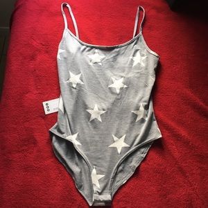 Layla Star Print Scoop Back Bodysuit