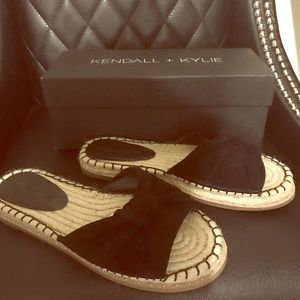Espadrille Slides. Kendal and Kylie