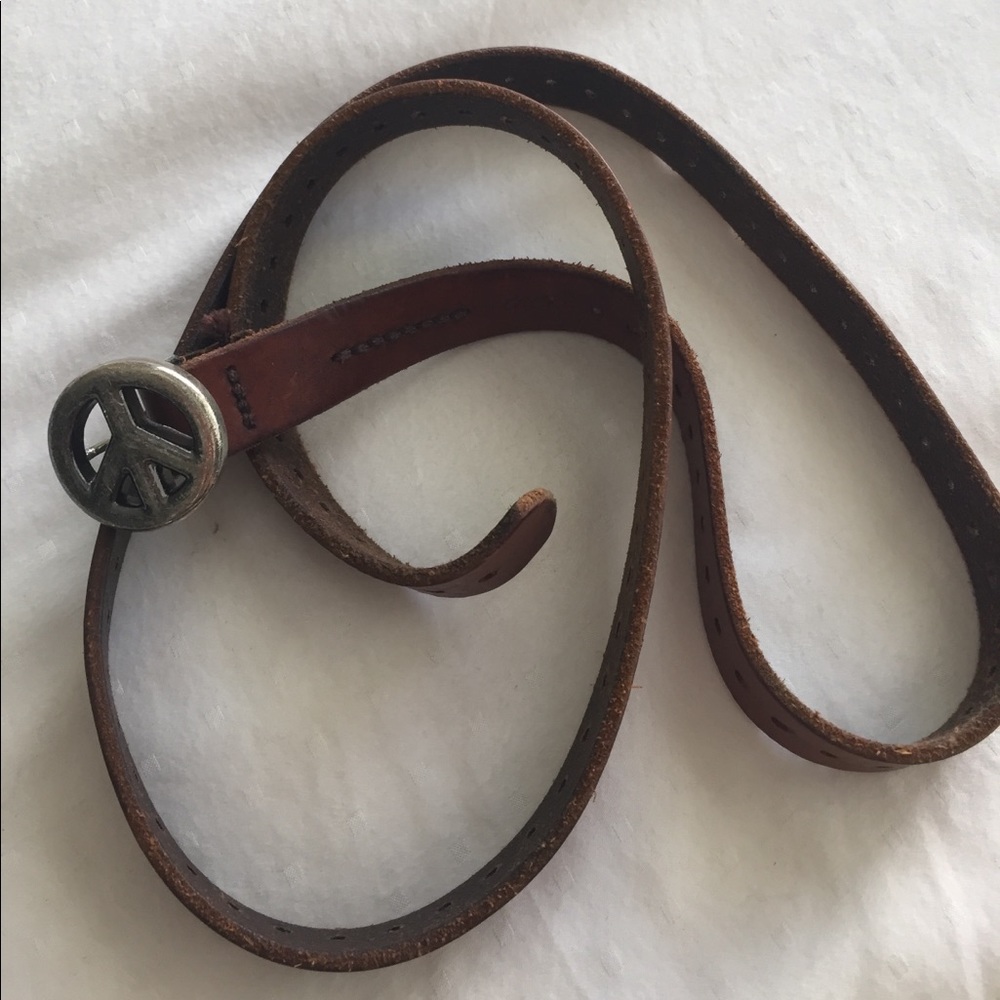 A brown belt.