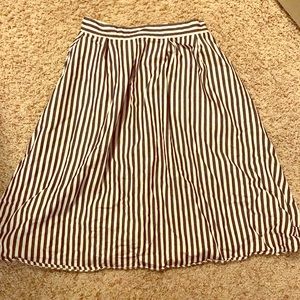 Striped skirt