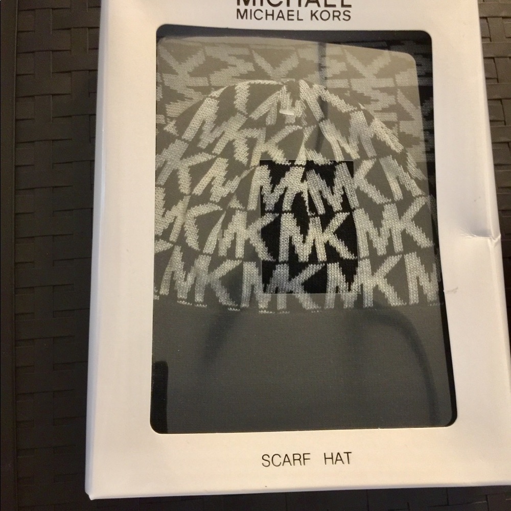 Michael Kors  MK scarf and hat NEW IN BOX
