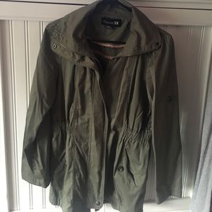 Green army jacket