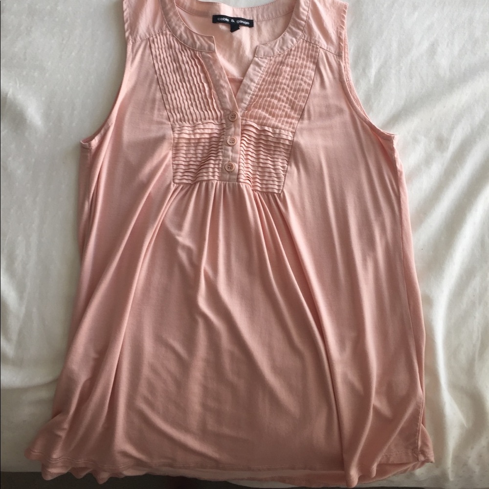 A soft pink shirt