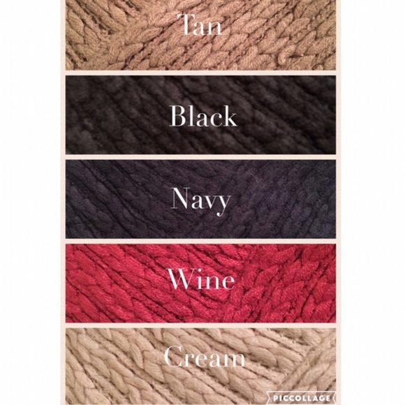 Black Ultra Soft Cable Knit Pull Over Poncho - Picture 4 of 4