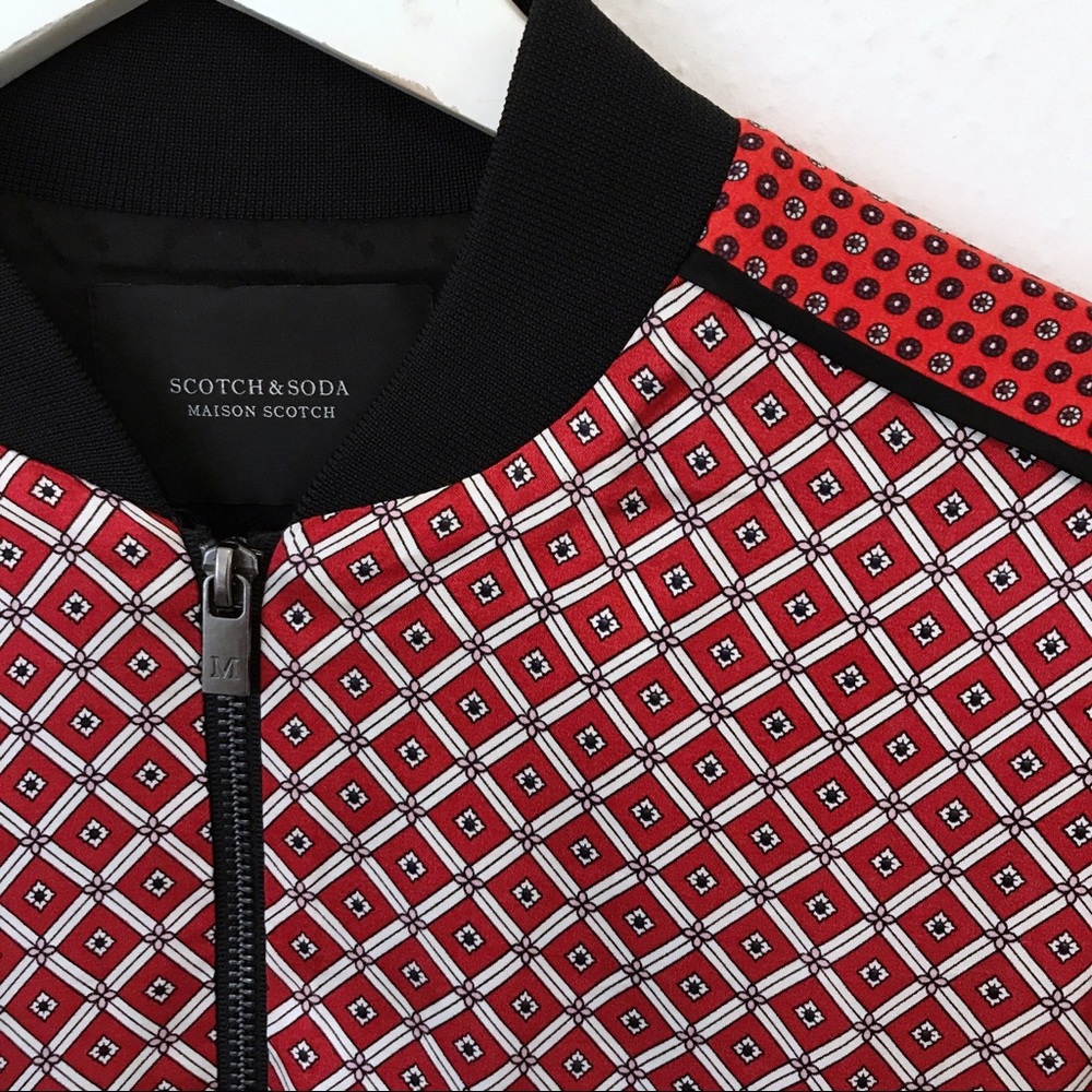 SCOTCH & SODA Printed Bomber Jacket M