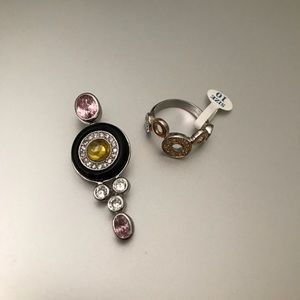 Necklace pendant and ring (size 6) - brand new