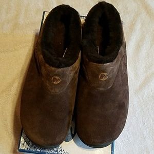 Womens Brown Merrell Slip On Shoes Size 8