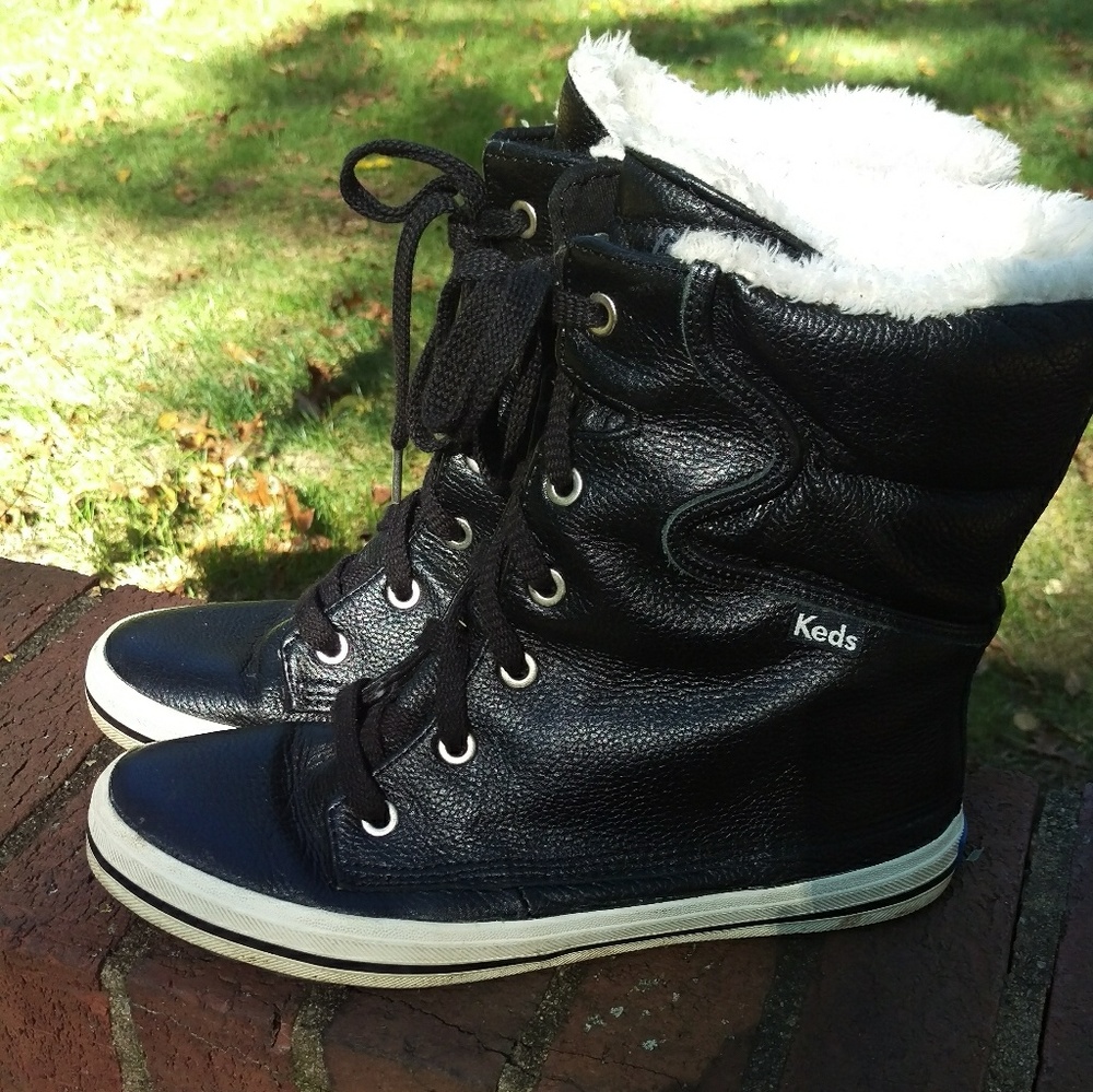 Keds boots with fur