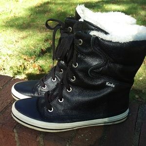 Keds boots with fur