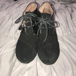 Snake Skin Tom Wedges