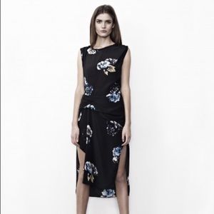 All Saints Riviera Peony Silk Dress