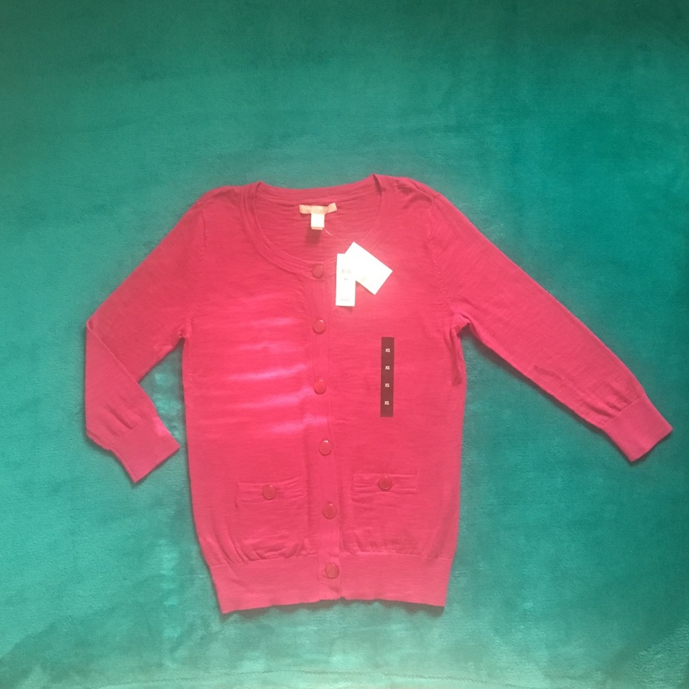 NWT pink Banana Republic cardigan