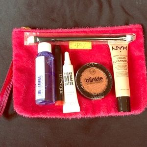 ✨✨7 item beauty bundle with zippered makeup bag✨✨