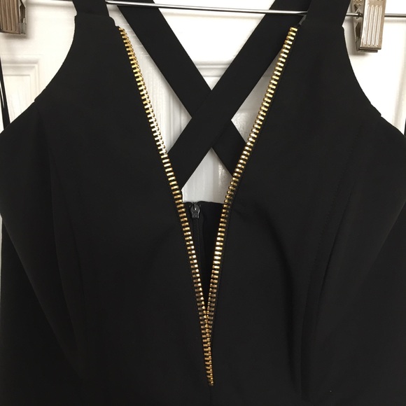 Michelle Mason Plunge Zipper Dress - Picture 6 of 8