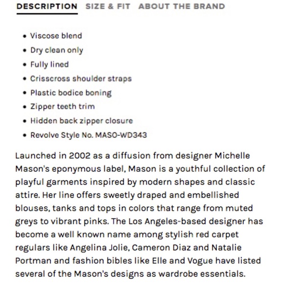 Michelle Mason Plunge Zipper Dress - Picture 3 of 8